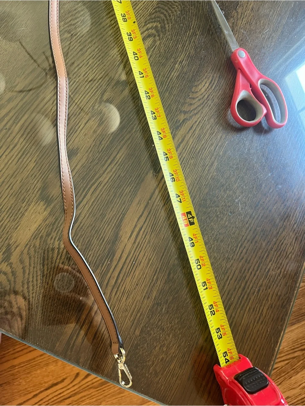 Michael Kors Brown Tan Purse Strap with Gold Hardware